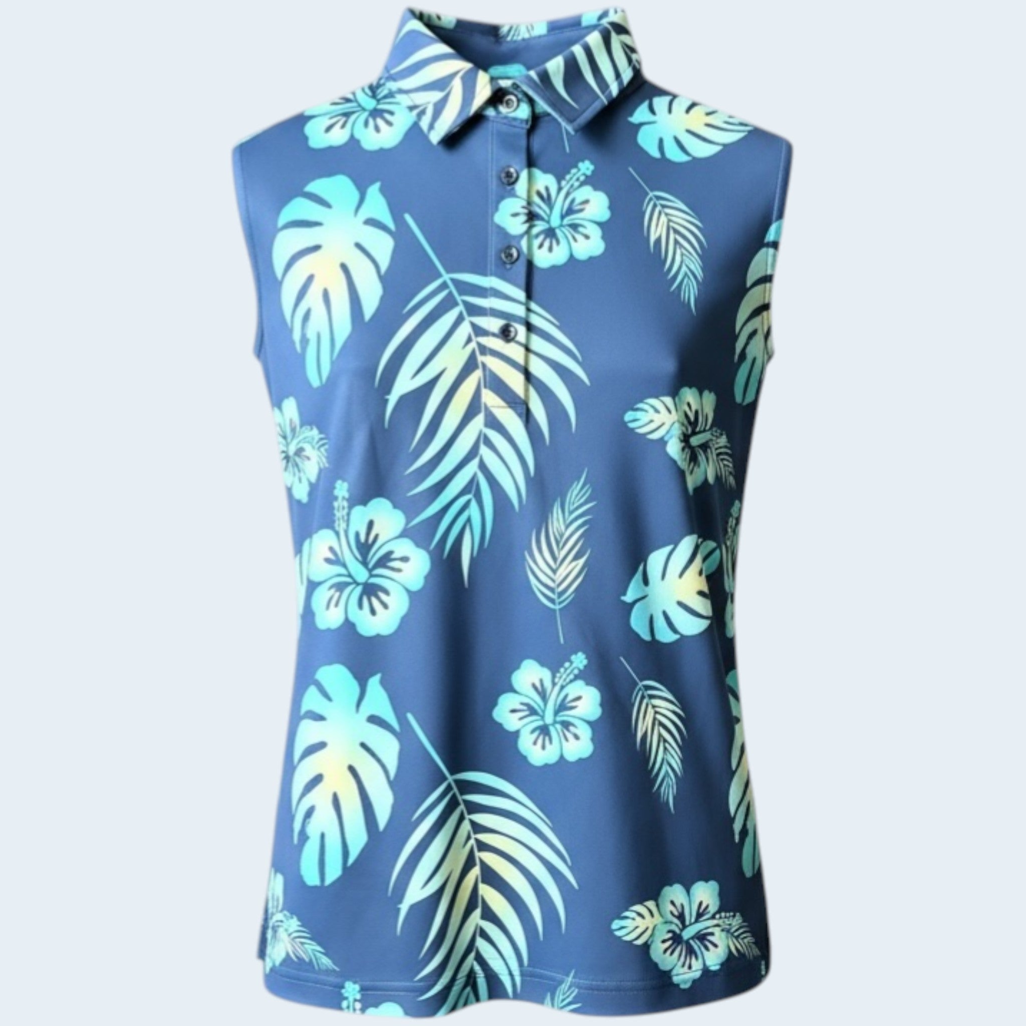 Aloha Waves Ladies Sleeveless Polo